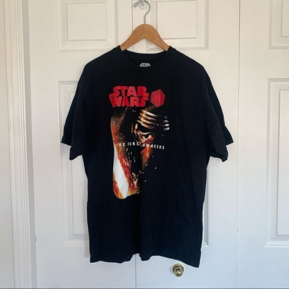 Star Wars Graphic Tee Men’s Size Extra Large XL The Force Awakens Short Sleeve - Picture 2 of 6